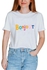 FORZA RAGAZZI Graphic Short Sleeve White T-Shirt Bonjour