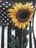 Plus Size & Curve Lace Up American Flag Sunflower Print Tank Top - M | Us 10