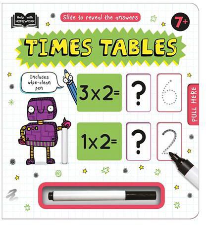 Autumn Publishing Times Tables Help With Homework Answer & Reveal - English