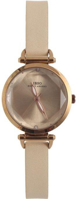 Ibso IBSO-33 Analog Watch For Women - Beige