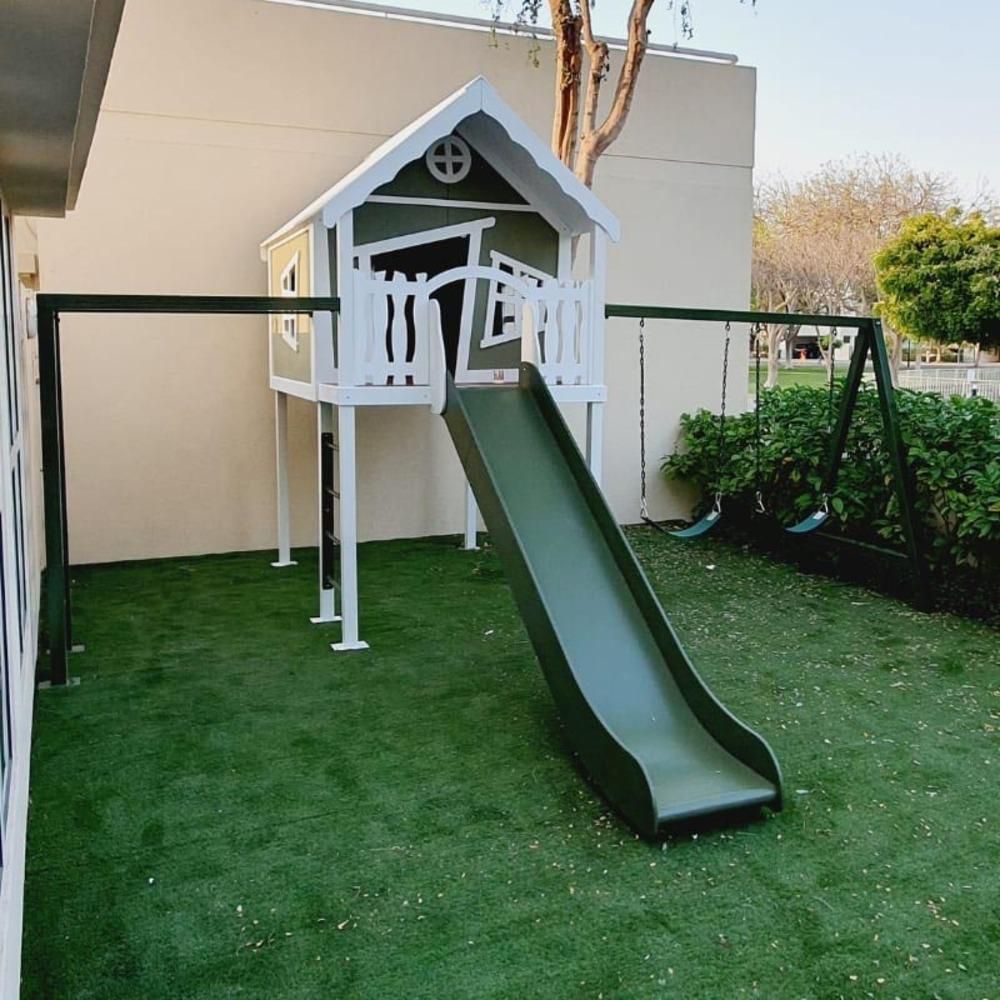 Moonkids - Play House with Slide 2 Swings & Monkey Bars- Babystore.ae