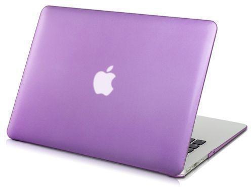 Frost Matte Surface Rubberized Hard Shell Case Cover for MacBook Pro Retina 13 Inch - Purple