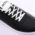 Activ White Details For Black Rubber Sole Sneakers