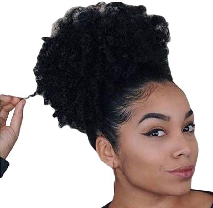 Afro Hair Bun Extension Colour #1