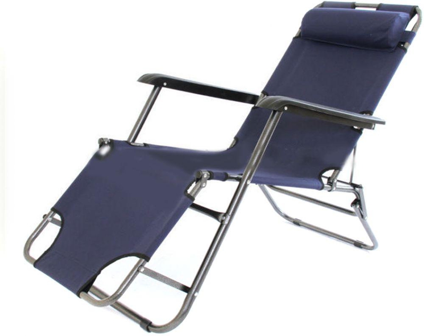 كرسي وسرير 2 في 1 للرحلات والتخييم قابل للطي - كحلى
