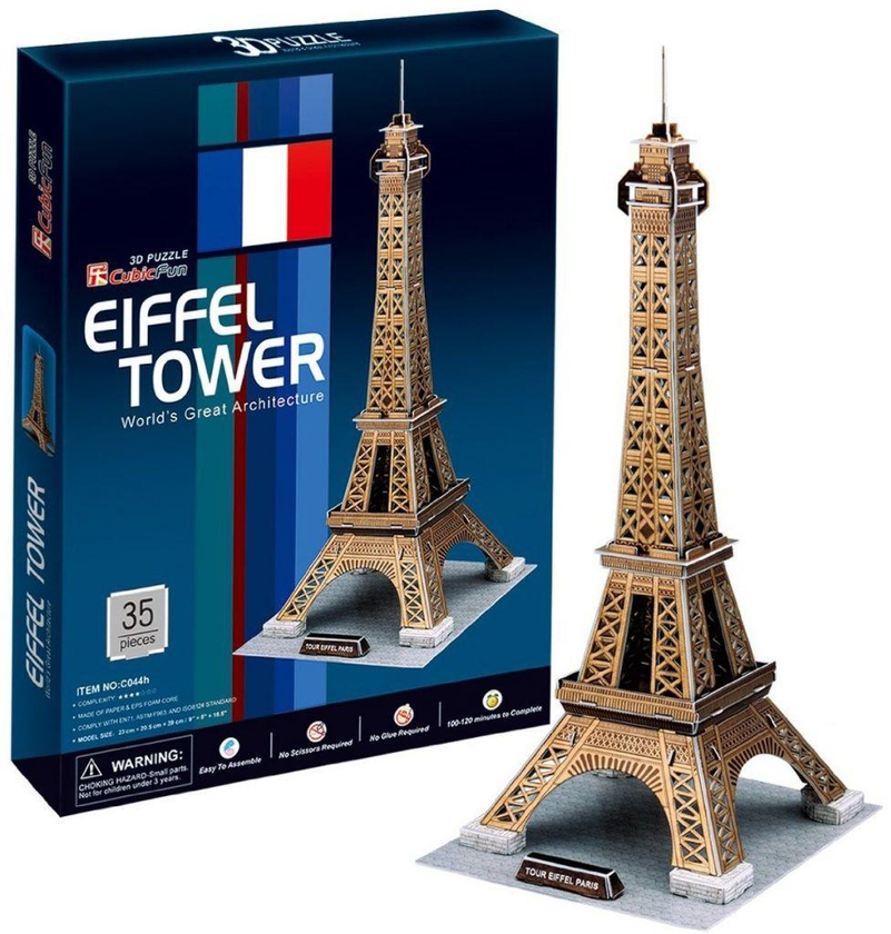 CubicFun 3D Puzzle Eiffel Tower (C044H)
