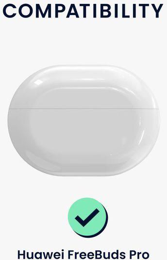 Eggshell جراب ناعم مقاوم للصدمات لسماعات الأذن المتوافقة مع Huawei FreeBuds Pro - شفاف