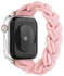 Elastic Woven Watchband For Apple Watch Series 1/2/3/4/5/6/7/SE 42-44-45mm Pink