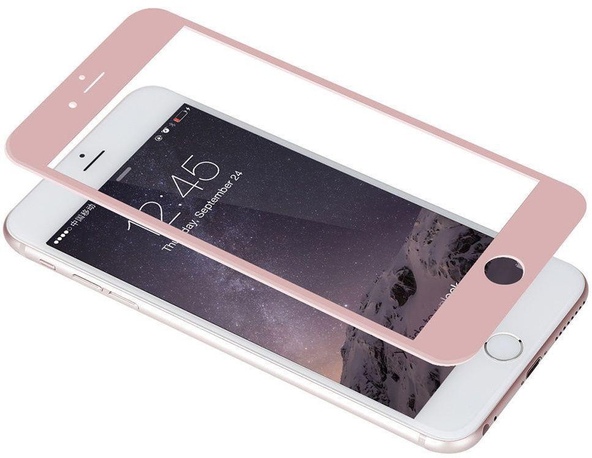 ROCK iPhone 6 plus/6S plus Full screen Tempered glass screen protector (2.5D) - Rose Gold