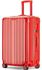 Swissgear Swiss Gear Hard-Shell Luggage Trolley Travel Bag with 360 Wheels - Red, Medium 24in