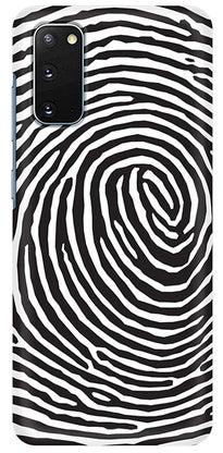 Hard PC Shield Matte Finish Print Slim Snap Classic Series Case Cover For Samsung Galaxy S20 Finger Prints