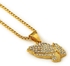 Generic 2016 New 18K Gold Plating Little Buddha Pendant Necklace Jewelry Popular Hip Hop