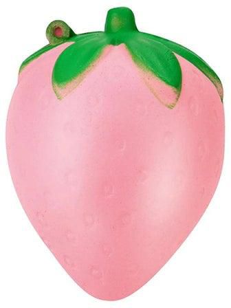 Stress Reliever Cute Pink Strawberry Scented Slow Rising Collection Phone Charm Squeeze Toy