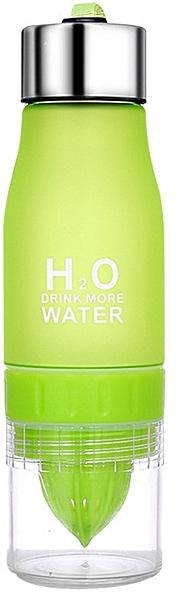 Generic huskspo 700ML Lemon Cup Bottle H2O Drink More Water Drinking Bike Bottle GN
