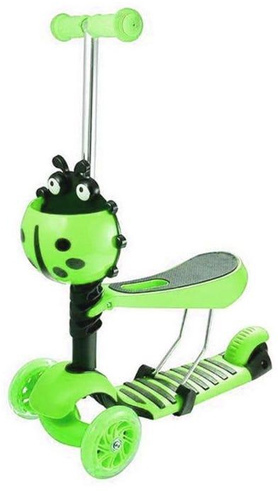 Get 3-Wheel Scooter Game, 4 kg - Green with best offers | Raneen.com