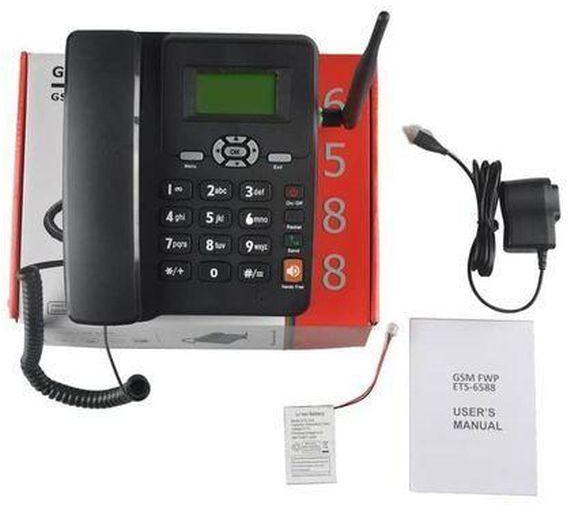 GSM Fixed Wireless Phone with dual SIM Card Slot