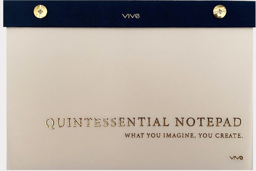 Vive Quintessential Notepad Midnight (Blue)