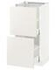 METOD / MAXIMERA Base cabinet with 2 drawers, white/Bodbyn off-white, 40x37 cm - IKEA