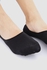 Carina Woman Black No-Show Voile Socks