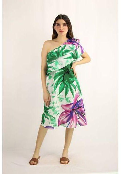 Ricci Casual Floral Dress For Woman