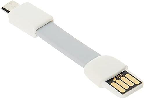 True Utility Micro Usb Mobile Charger Key Ring - Tu290Wg - White