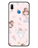 Protective Case Cover For Huawei Nova 3E Doly Girl And Flowers