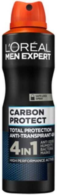 L´Oreal Paris Men Expert Carbon Protect Anti Perspirant Deodorant Spray, 150 ml