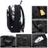 Slim Laptop Backpack for Business Commuter backpack For Men Women Work backpack_Black