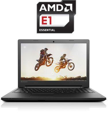 Lenovo Ideapad 110-15ACL Laptop - AMD E1 - 2GB RAM - 500GB HDD - 15.6" HD - AMD GPU - DOS - Black