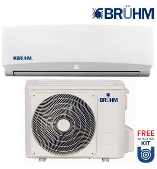 Bruhm 1HP Split Inverter Air Conditioner + Installation Kit
