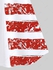 Plus Size American Flag Patriotic Print Cold Shoulder T-Shirt - 5x | Us 30-32