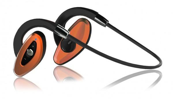 Maze Exclusive Active Sport Waterproof Bluetooth Headset With Built In Microphone - Orange