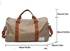 Hamkaw Sports Gym Bag with Shoes Compartment Large Capacity Gym Bag Multi Pocket Duffel Bag for Men and Women Workout Travel Khaki
