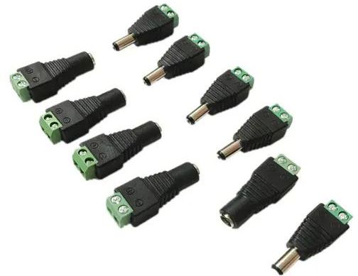 10 DC Power Jacks - Plug Adapter Connector For CCTV Cameras