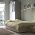 NYHAMN 3-seat sofa-bed, With foam mattress/Naggen beige - IKEA