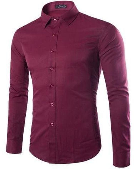 Fashion Formal Official Slim Fit Long Sleeved Shirt