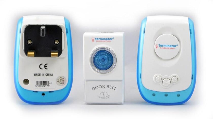 Terminator Brand Digital Wireless Door Bell with 38 Different Melodies - 13A