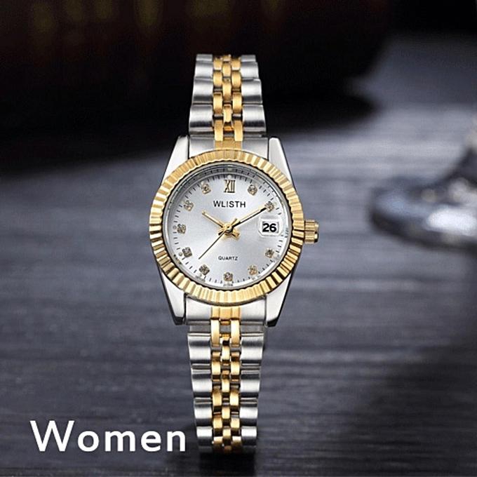 Wlisth Popular Watches Women Luxury Brand WLISTH New Fashion Women Watch Stainless Steel Date Wristwatch Relogio Masculin Q354