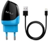 MiLi Dolphin 2.4amp Dual Port Home Charger+1M Lightning Cable