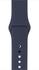 Adjustable Replacement Silicone Band For Apple Watch Series 3/2/1 Dark Blue