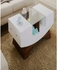 Royal Exellence Coffee Center Table - White/Brown - Lagos Orders Only
