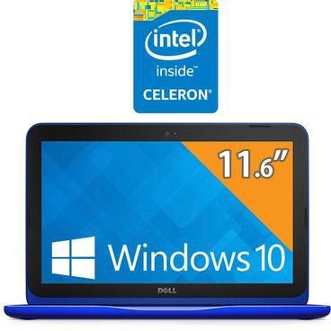 Dell لاب توب Inspiron 11-3162 - معالج انتل سيليرون - 2 جيجابايت رام - 32 جيجابايت SSD - معالج رسومات انتل - شاشة 11.6 بوصة عالية الجودة - Windows 10 - أزرق