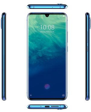 ZTE Axon 10 Pro Smartphone 5G, Blue