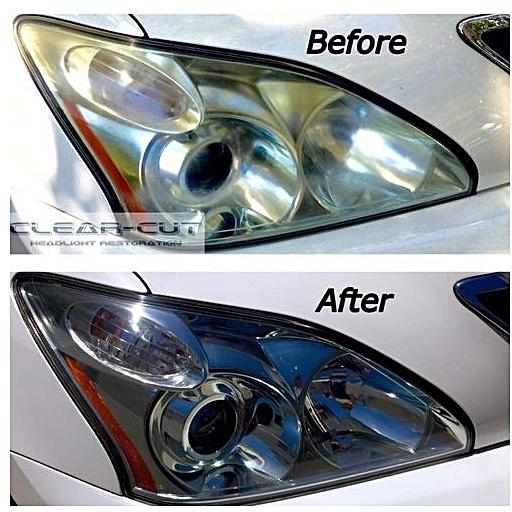 Generic Vehicle Headlight Headlamp Cleaning Restoration Kit