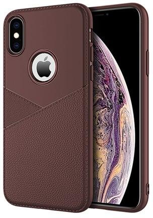 Protective Case Cover For Apple iPhone X / XS Brown