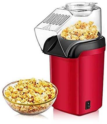 Mini Popcorn Maker, 1200W Fast Popcorn Making Machine, Hot Air Popcorn Popper with Wide Mouth Design, Oil and BPA Free, for Small Home Party