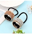 4Pcs Fashion Shining Alloy Rhinestone Crystal Ponytail Holder Hair Cuff Punk Hair Ties Rings Elastic Hair Band Accessories For Women Lady Girls (2 Colors)