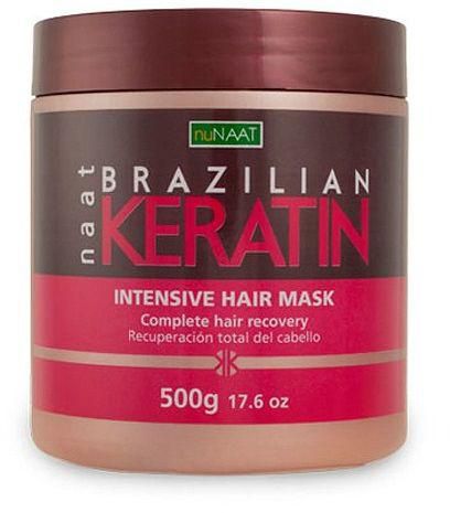 nuNAAT Brazilian Keratin Intensive Hair Mask 17.6 oz (500 g)