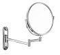 GuRun 8 Inch Two-Sided Swivel Wall Mount Makeup Mirror with 5x Magnification and Chrome Finish