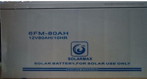 solarmax Solar Battery-80AH with Solar Charge Controller